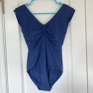 Barely Used Navy Blue Gaynor Minden Ballet Leotard